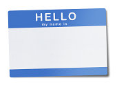 Blank Name Tag (Clipping Path)