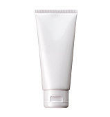 Blank White cosmetic tube pack Of Cream Or Gel.