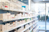 Blurred Pharmacy Background.