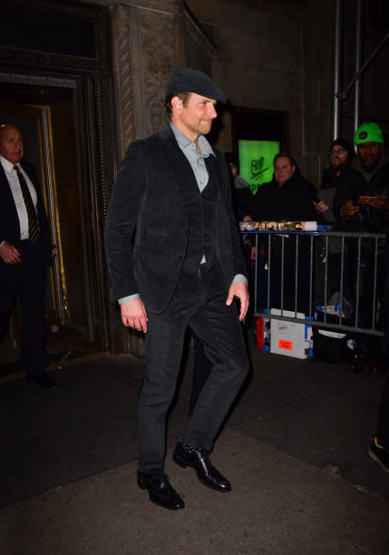 Bradley Cooper leaves the 2020 National Board Of Review Gala at Cipriani 42nd Street on January 8 2020 in New York City
