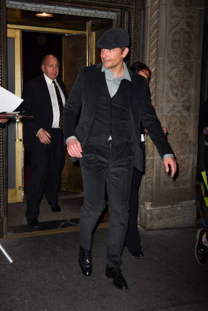 Bradley Cooper leaves the 2020 National Board Of Review Gala at Cipriani 42nd Street on January 8 2020 in New York City
