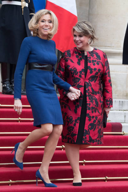 brigitte-macron-and-maria-teresa-grand-duchess-of-luxembourg-in-the-picture-id934325094