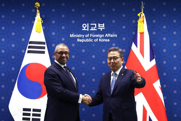 KOR: Britain's Foreign Secretary James Cleverly Visits South Korea