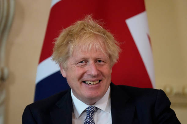 GBR: Boris Johnson Hosts The Emir Of Qatar