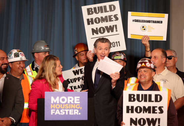 CA: California Governor Newsom Signs Housing Bill In San Francisco