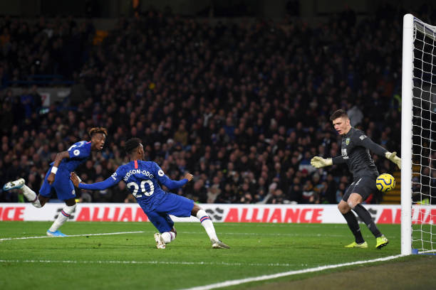 Hudson-Odoi ấn định tỷ số. Ảnh: Getty Kết quả Chelsea vs Burnley, Chelsea, Burnley, ngoại hạng anh