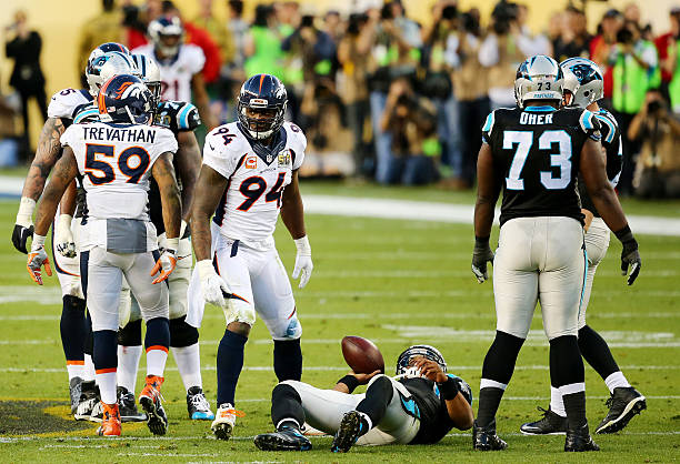 cam-newton-of-the-carolina-panthers-lays-on-the-ground-after-being-picture-id508985572