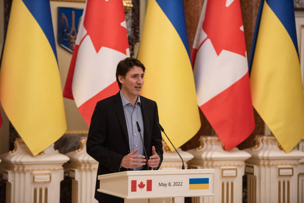 UKR: Canadian Prime Minister Justin Trudeau Meets With Zelensky In Kyiv