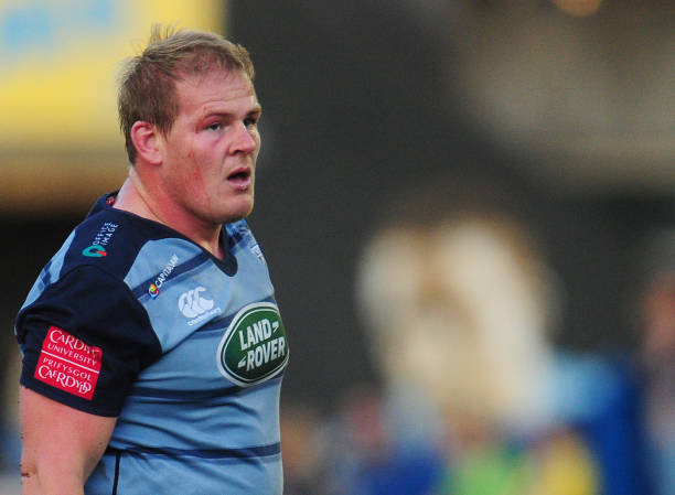 CARDIFF, WALES - SEPTEMBER 01: Cardiff Blues' Rhys Gill during the Guinness Pro14 Round 1 match between Cardiff Blues and Edinburgh Rugby Cardiff Arms Park at on September 1, 2017 in Cardiff, Wales. (Photo by Kevin Barnes - CameraSport via Getty Images)