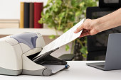 catching a document from a printer