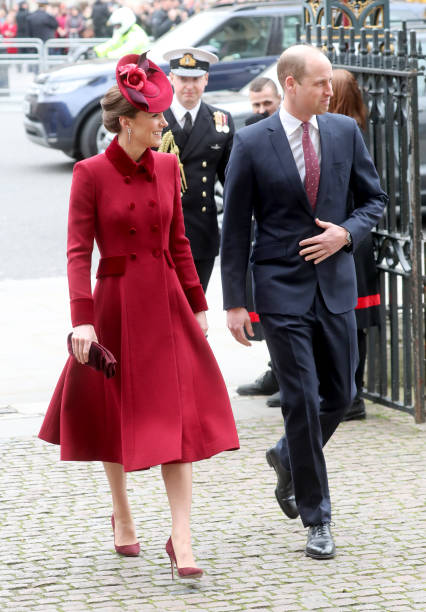 Queen Elizabeth II attends the Commonwealth Day Service 2020 at Westminster Abbey on March 09 2020 in London England The Commonwealth represents 24...