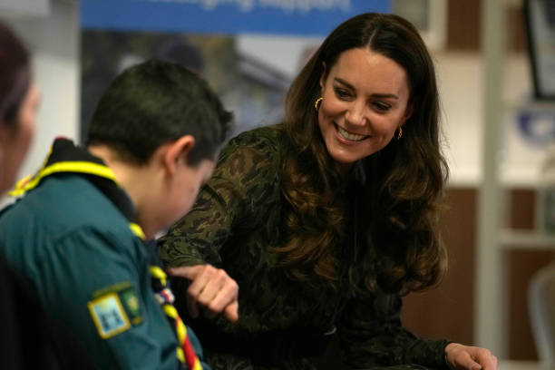 GBR: The Duchess Of Cambridge Visits Shout