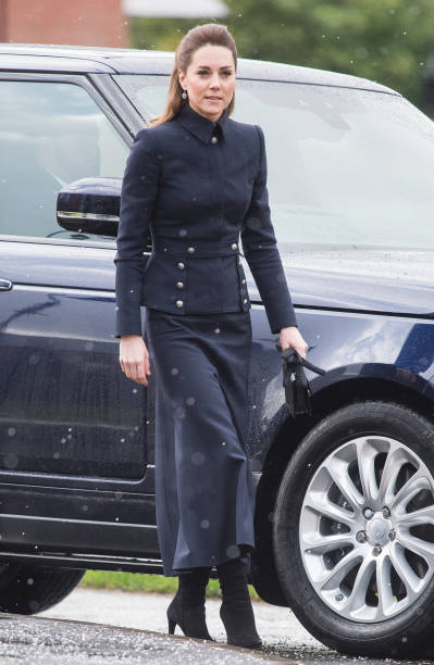 Catherine Duchess of Cambridge visits the Defence Medical Rehabilitation Centre Stanford Hall on February 11 2020 in Loughborough United Kingdom