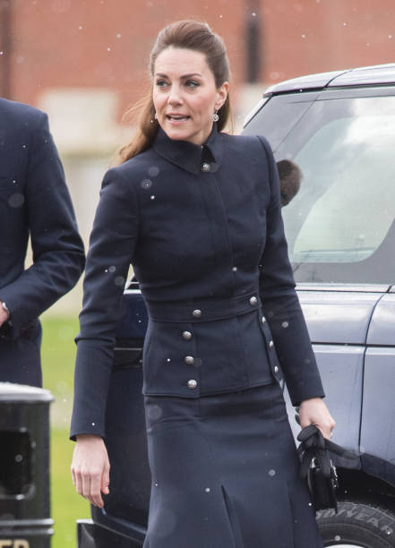 Catherine Duchess of Cambridge visits the Defence Medical Rehabilitation Centre Stanford Hall on February 11 2020 in Loughborough United Kingdom