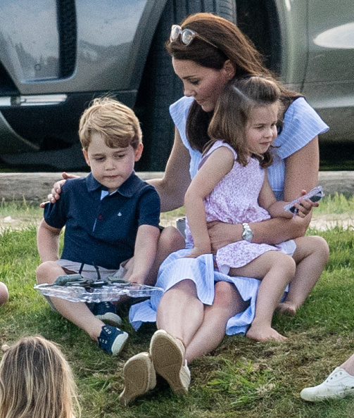 catherine-duchess-of-cambridge-with-princess-charlotte-of-cambridge-picture-id971049684