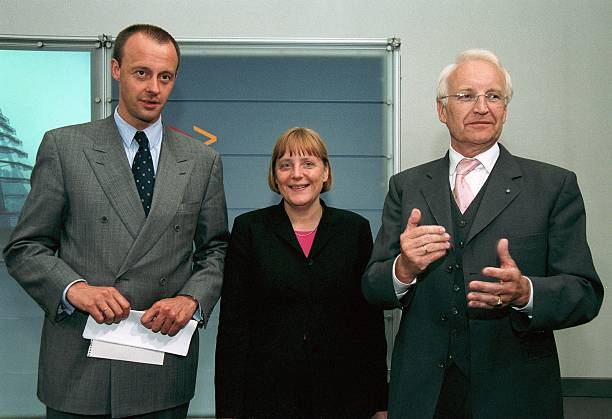 Merz, Merkel, Stoiber Pictures | Getty Images