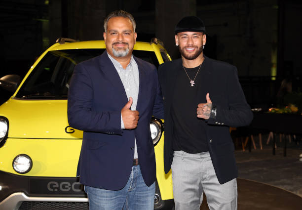 DEU: Neymar Jr. Presents New e.GO Electric Car In Berlin