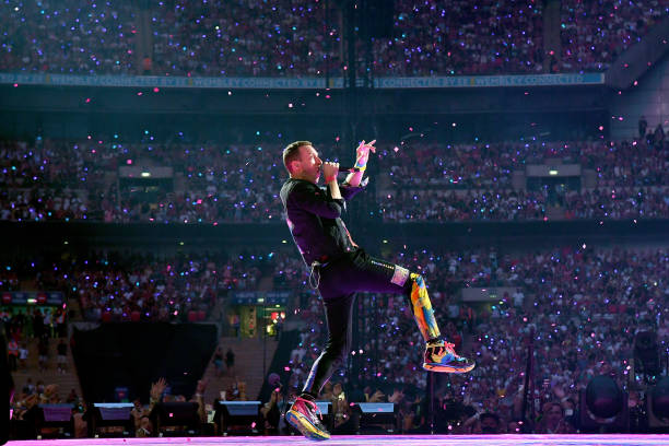 GBR: Coldplay Perform At Wembley Stadium