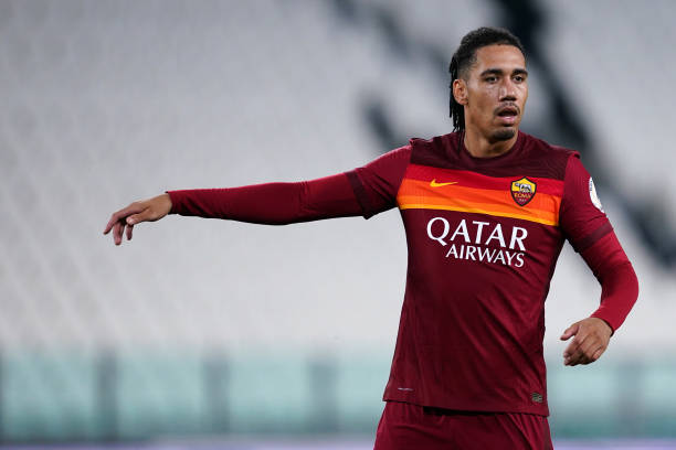 Chris Smalling of As Roma during the Serie A match between...