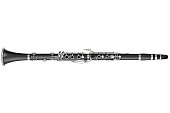 Clarinet classical, top view