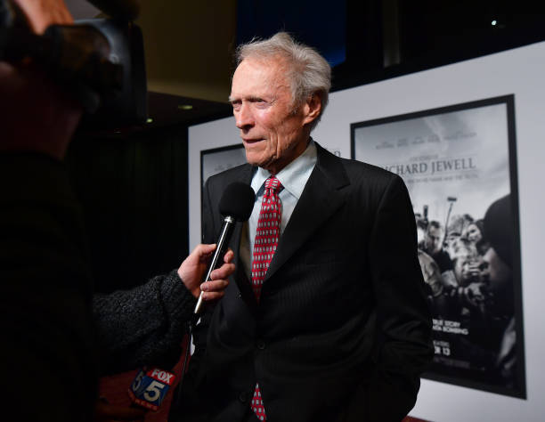 Clint Eastwood attends the Richard Jewell Atlanta Screening at Rialto Center of the Arts on December 10 2019 in Atlanta Georgia