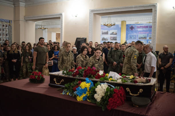 UKR: Funeral Held In Kyiv For Ukrainian Soldier Killed In Kharkiv Region
