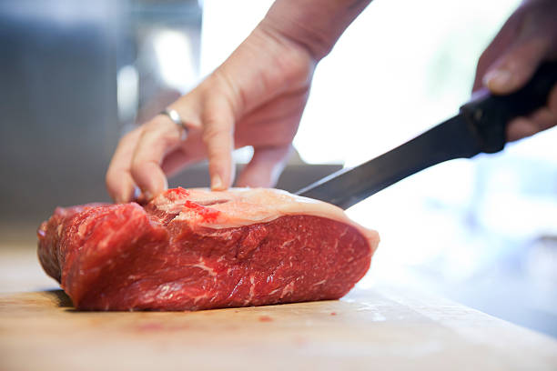 close up of butchers hands slicing raw steak on butchers block picture id602922519?k=20&m=602922519&s=612x612&w=0&h=B EyN0N6EDQ45yD8sYPDZMLWVE2nW9p3t5LcPvYc3NE=