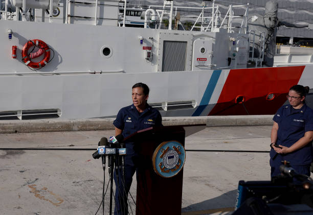 FL: Miami Coast Guard Holds News Conference On Search And Rescue Operation For Capsized Vessel At Sea