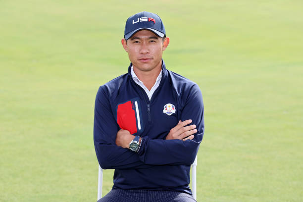 Collin Morikawa of team United States poses for a photo prior to the 43rd Ryder Cup at Whistling Straits on September 22, 2021 in Kohler, Wisconsin.