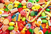 Colorful candies background