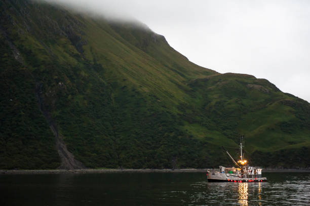 Commercial fishing vessel in Kodiak, Alaska