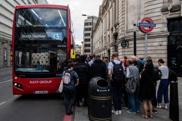 GBR: Tube And Bus Worker Strike Disrupts TfL Service Across London