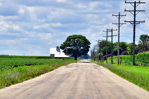Country Road in Farm Country