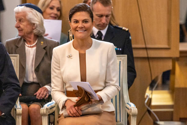 SWE: Swedish Royals Attend A Meeting For The Opening Of The Church At Upssala Cathedral