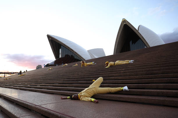 AUS: Dancers Perform On Sydney Opera House Steps In Free Public Performance