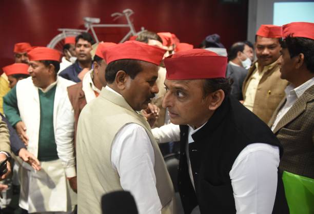 IND: Former BJP Minister Dara Singh Chauhan Joins Samajwadi Party