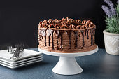 Decadent Chocolate Cake with Chocolate Ganache