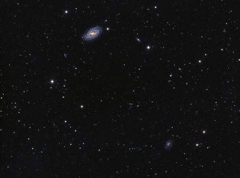 Deep space images, galaxy M109 (Messier 109) in the constellation Ursa Major 1166629297