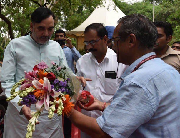 IND: Delhi Environment And Forests Minister Gopal Rai Distributes Free Medicinal Plants At Kamala Nehru Ridge