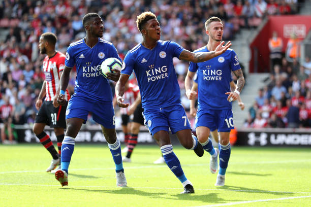 Image result for demarai gray goal vs southampton