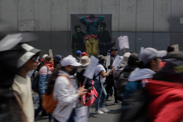 MEX: 54th Anniversary Of The Tlatelolco Massacre In Mexico City