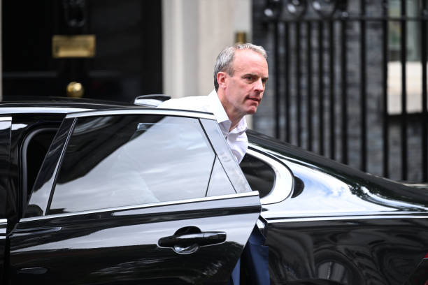 GBR: UK Government Ministers Attend Weekly Cabinet Meeting