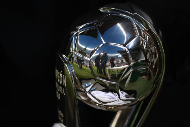 Detail of the Liga MX championship trophy prior the final second leg match between Cruz Azul and America as part of the Torneo Apertura 2018 Liga MX...