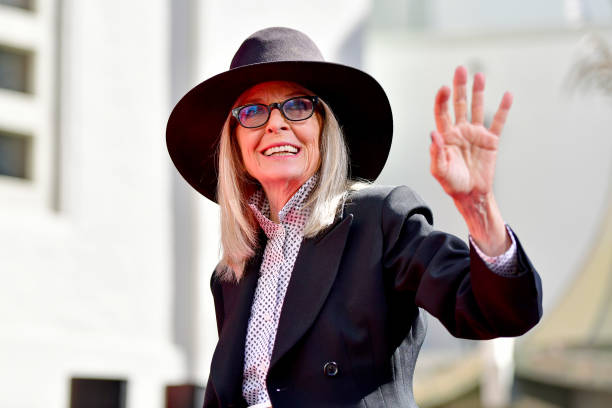 CA: TCL Chinese Theatre Hosts Handprint And Footprint In Cement Ceremony For Actress Diane Keaton