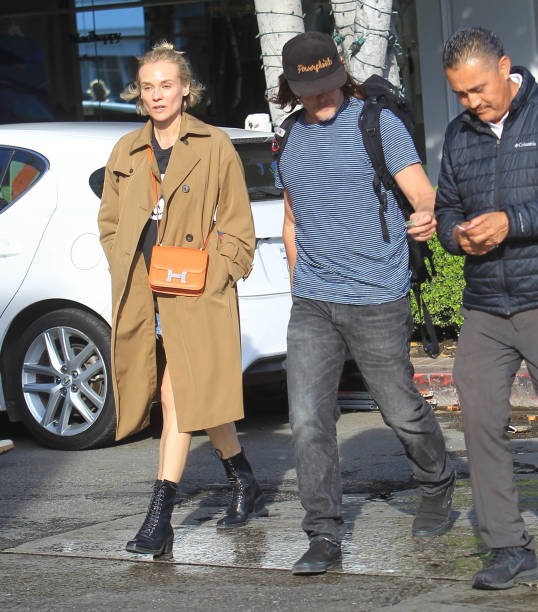 Diane Kruger and Norman Reedus are seen on February 24 2020 in Los Angeles California