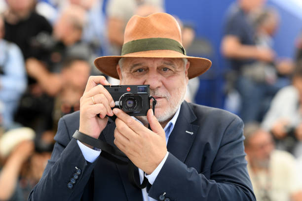 FRA: "L'Ombre De Goya Par Jean-Claude Carriere (Goya, Carriere And The Ghost Of Bunuel)" Photocall - The 75th Annual Cannes Film Festival