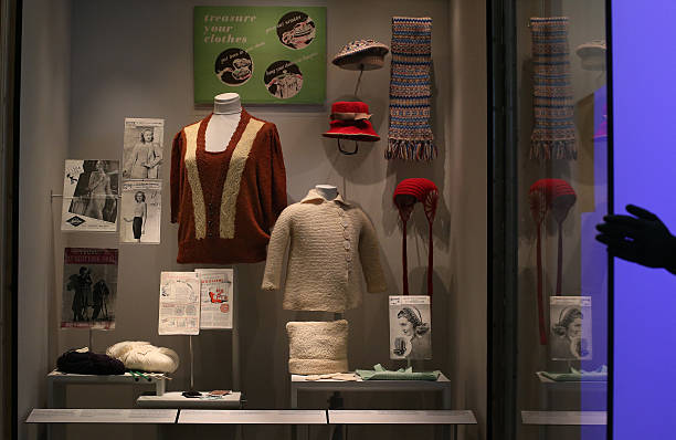 Preview Of Fashion On the Ration Exhibition At The ...