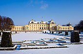 Drottningholm palace in winter (Sweden)