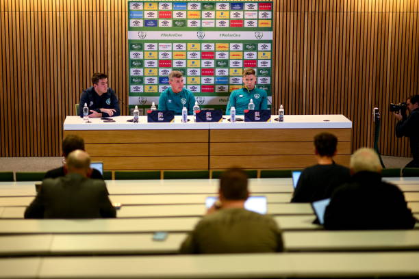 IRL: Republic of Ireland Press Conference and Training Session