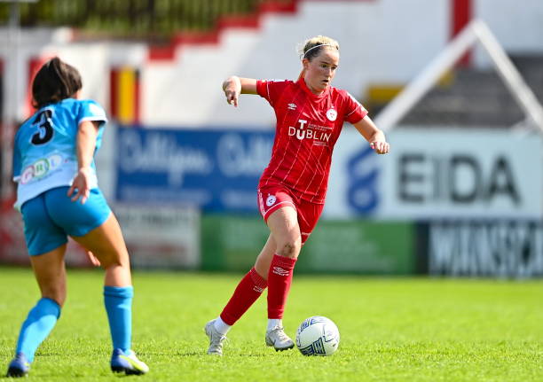 Dublin , Ireland - 7 May 2022; Jessie Stapleton of Shelbourne during the SSE Airtricity Women's National League match between Shelbourne and Peamount...